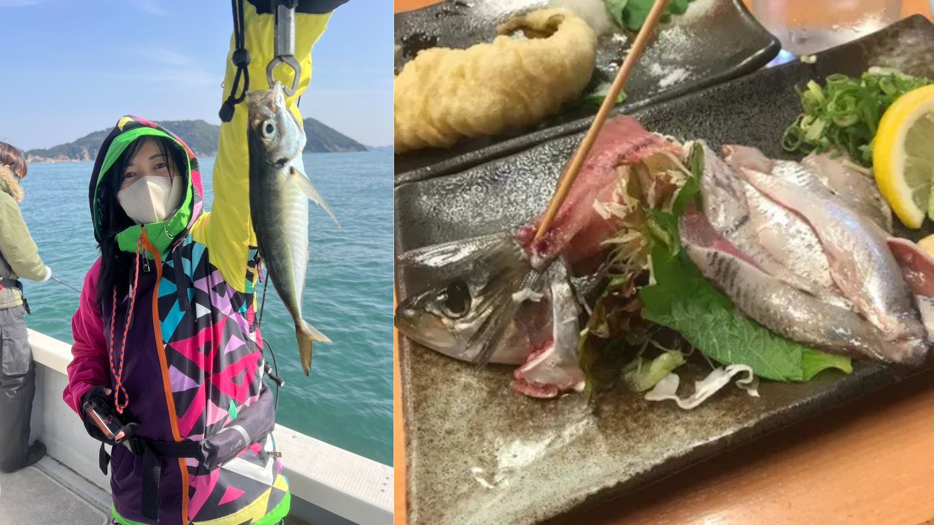 Osaka Bay fishing boat JACK at sunrise