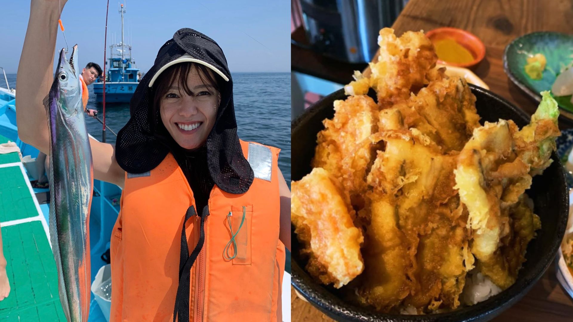 Freshly caught fish in Tokyo Bay — dangerously delicious.