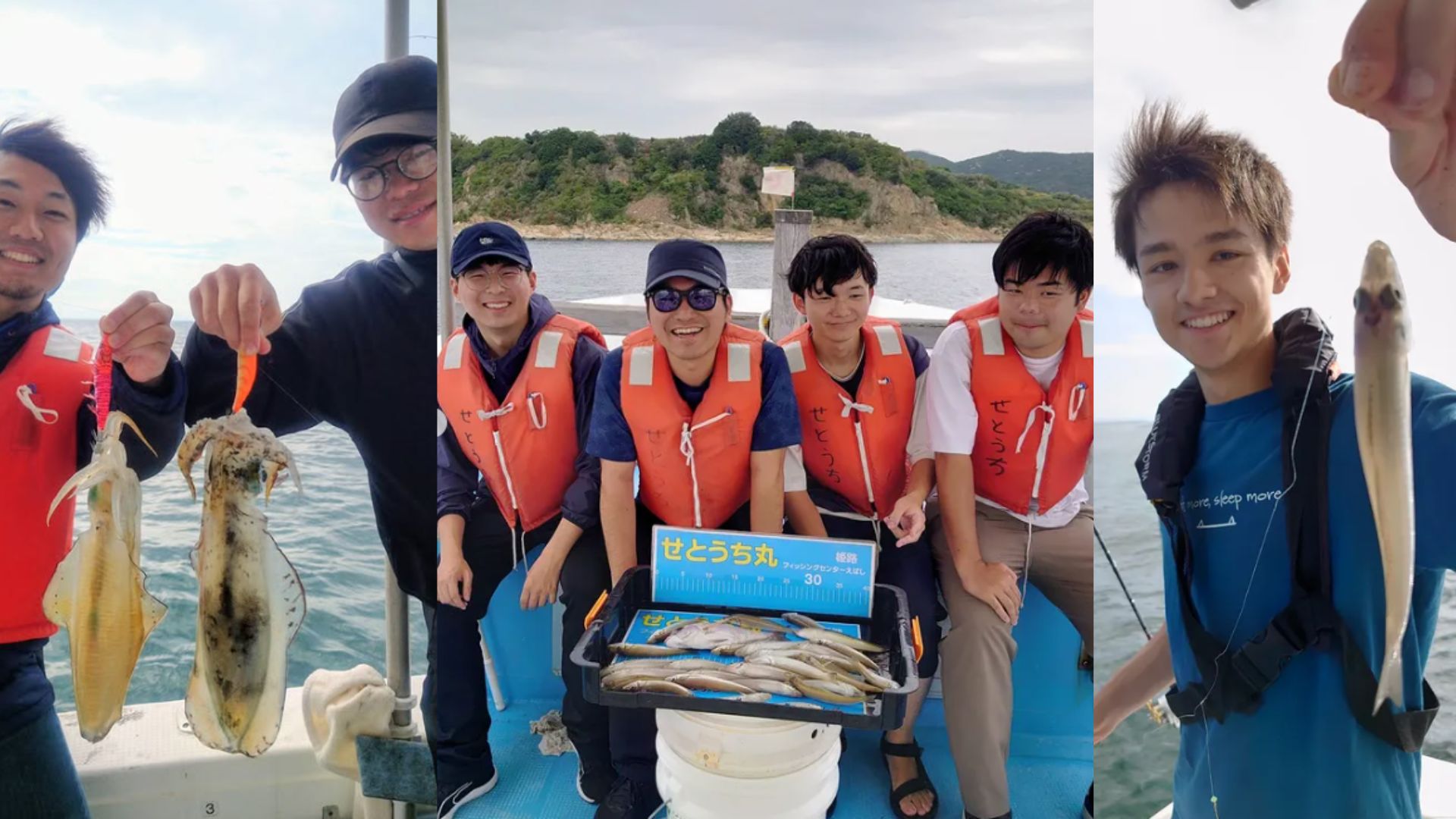 The thrill of reeling in the first catch of the day!