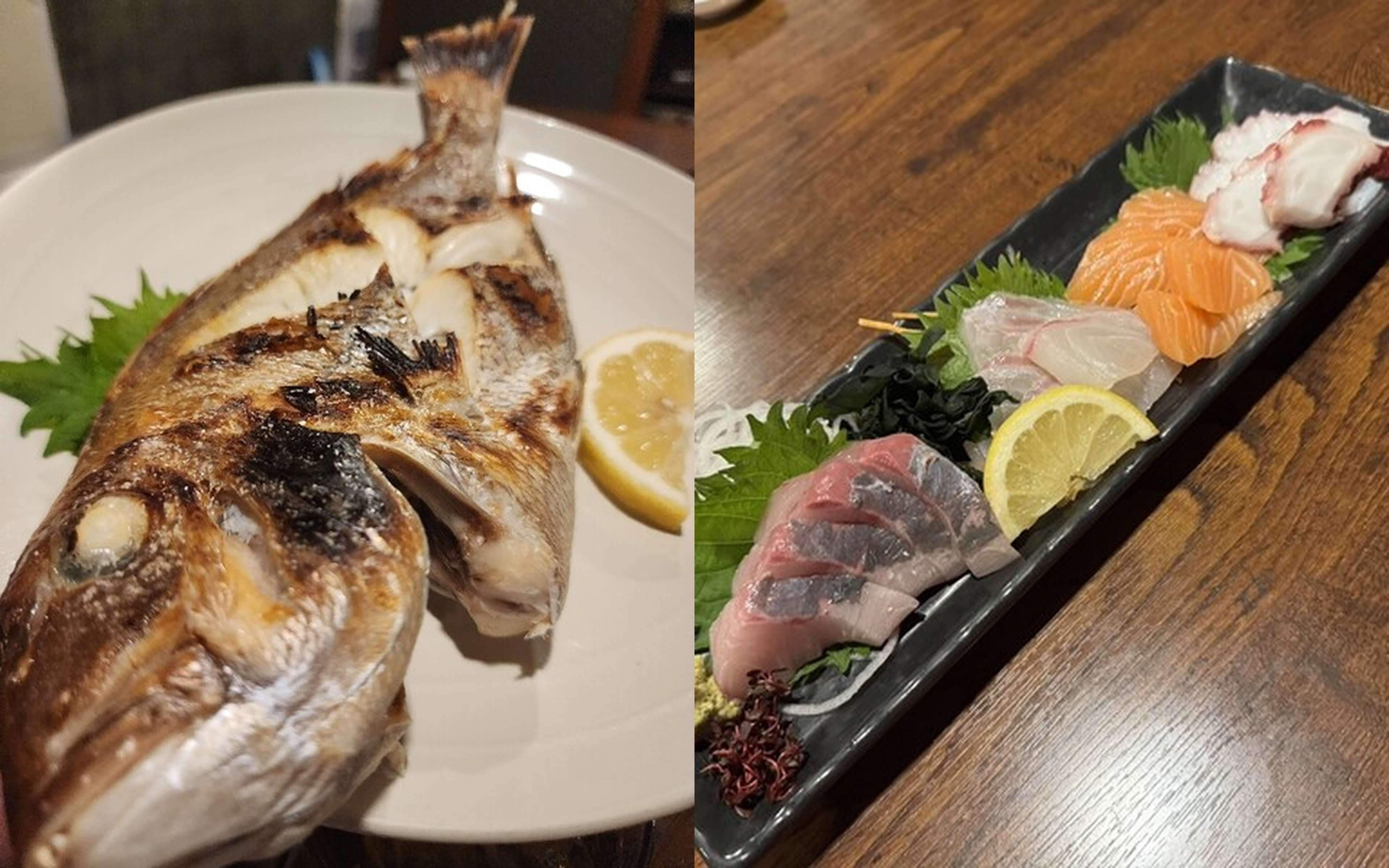 Freshly prepared meal from your own catch