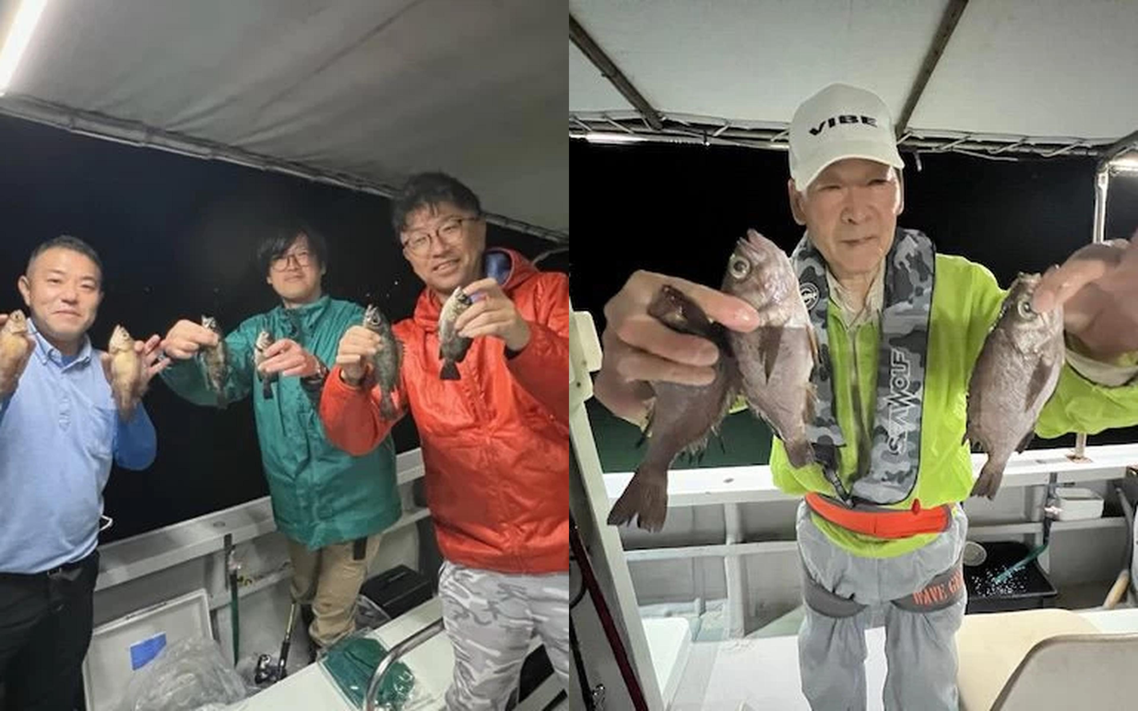 The thrill of reeling in the first catch of the day!