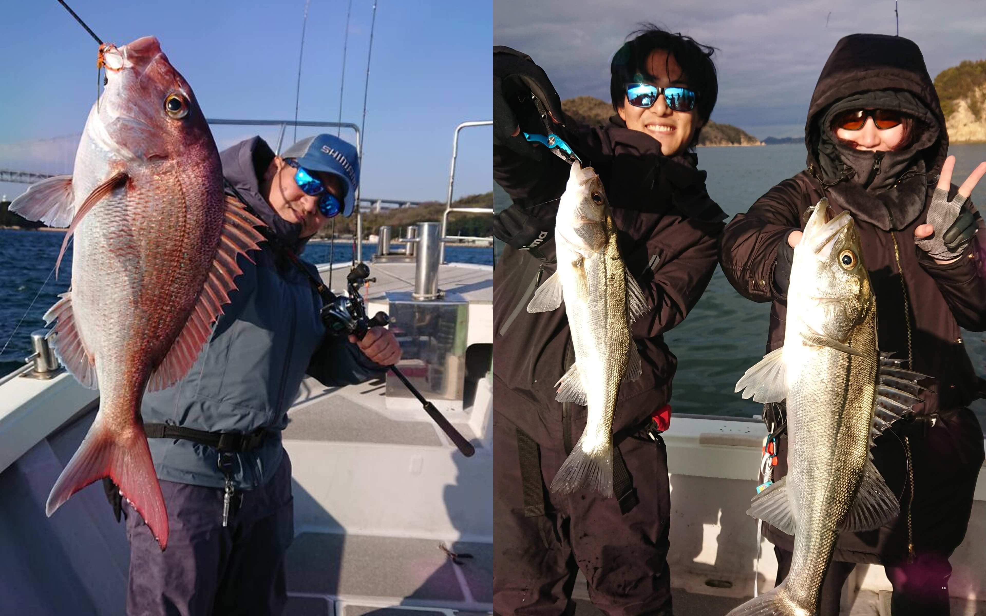 The thrill of reeling in the first catch of the day!