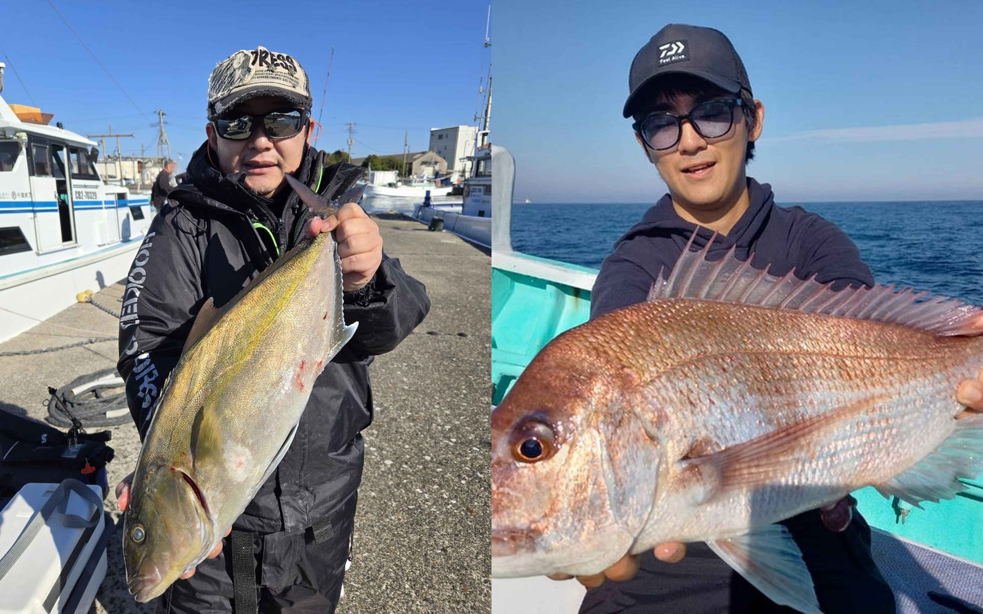 The thrill of reeling in the first catch of the day!