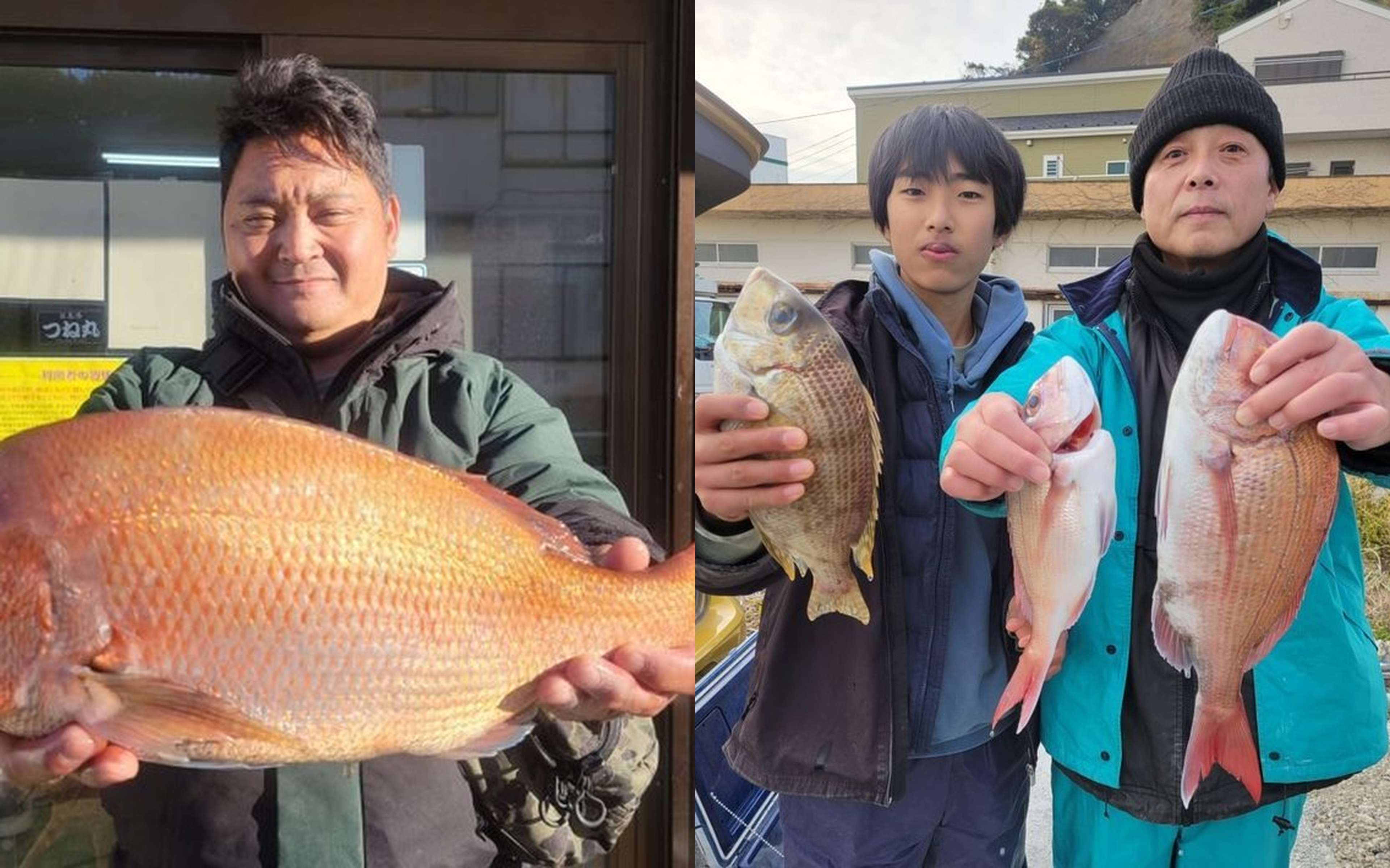 The thrill of reeling in the first catch of the day!