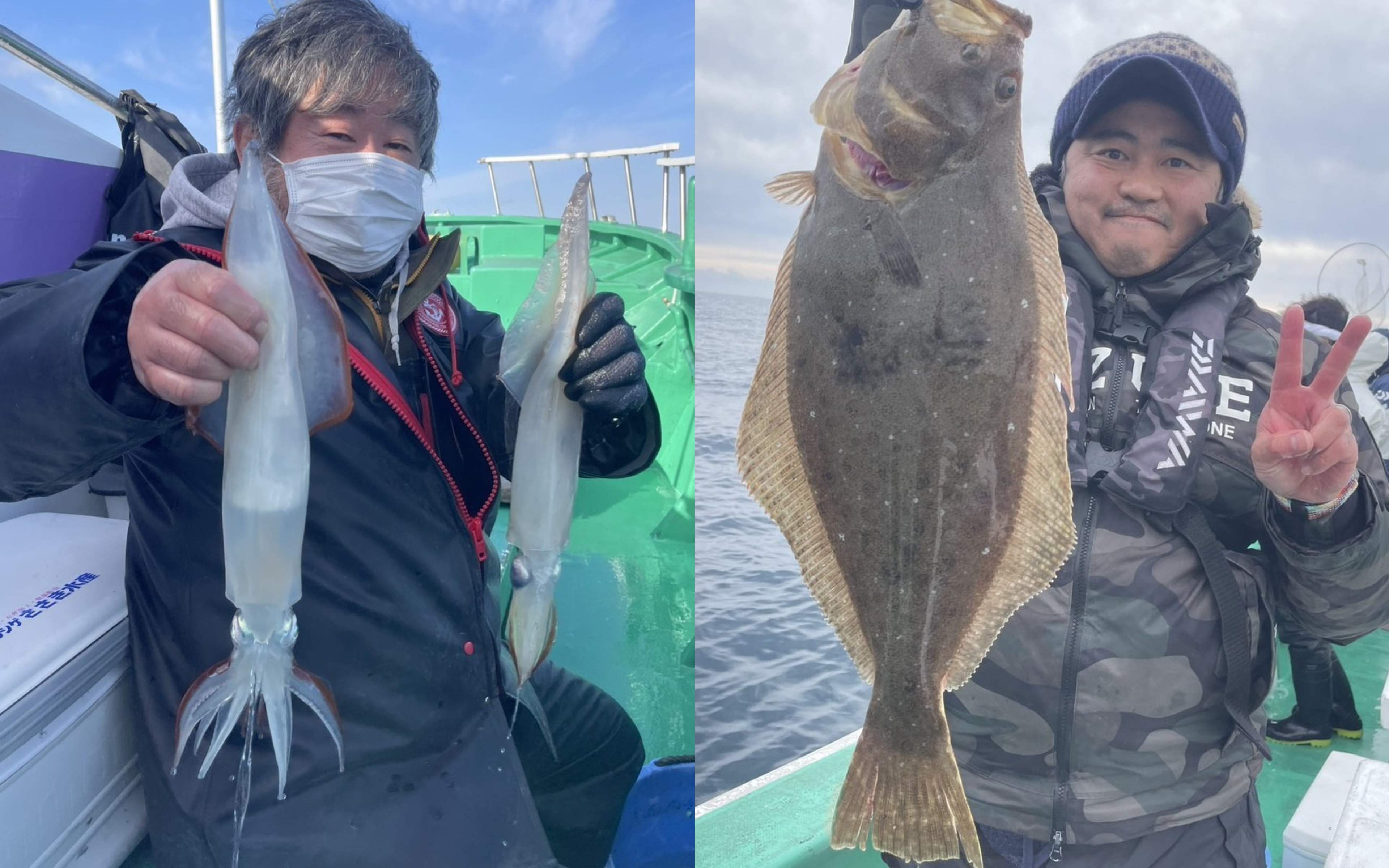 The thrill of reeling in the first catch of the day!