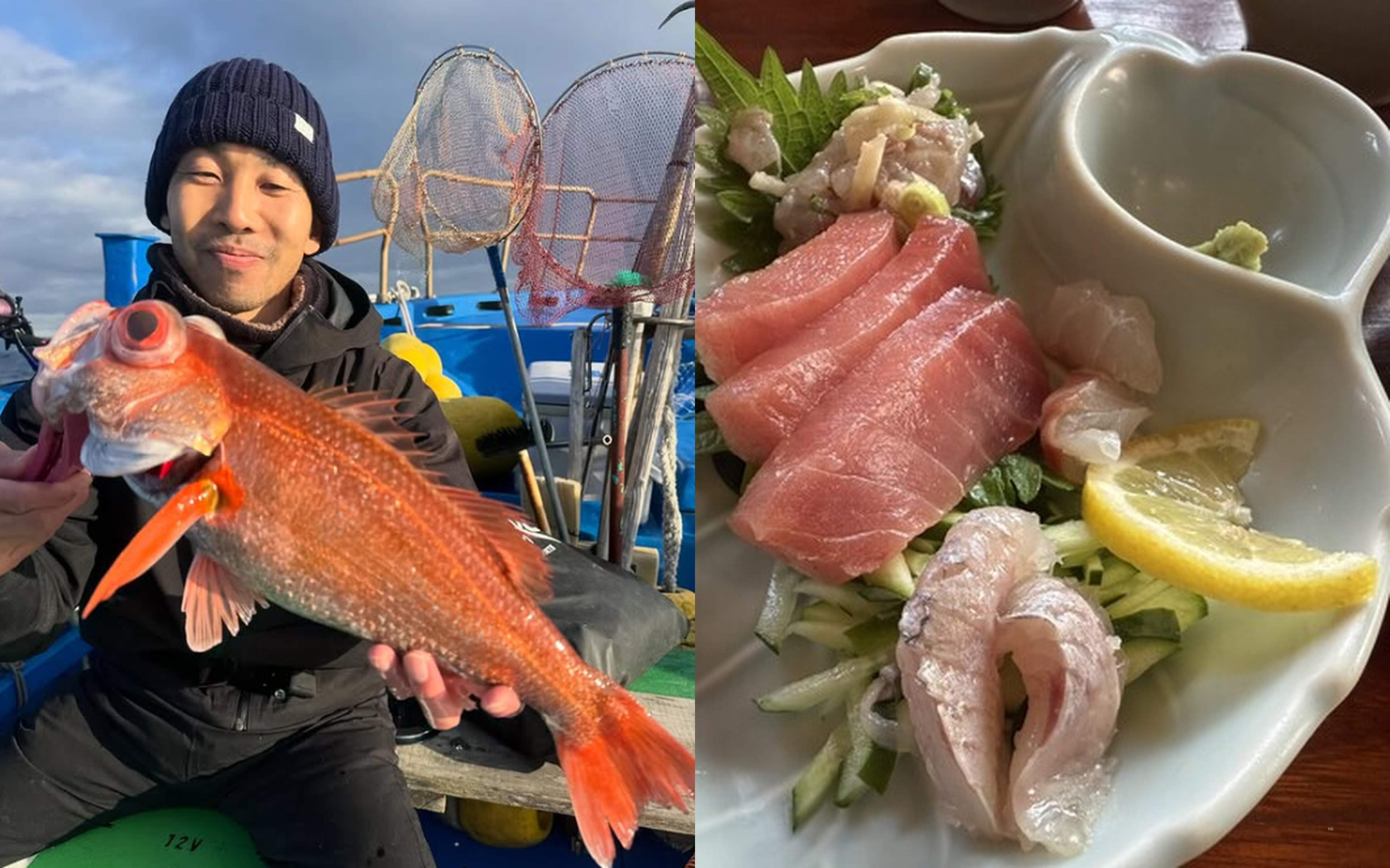 Freshly caught fish in Minamiboso, Chiba — a true Japanese sea-to-table experience.