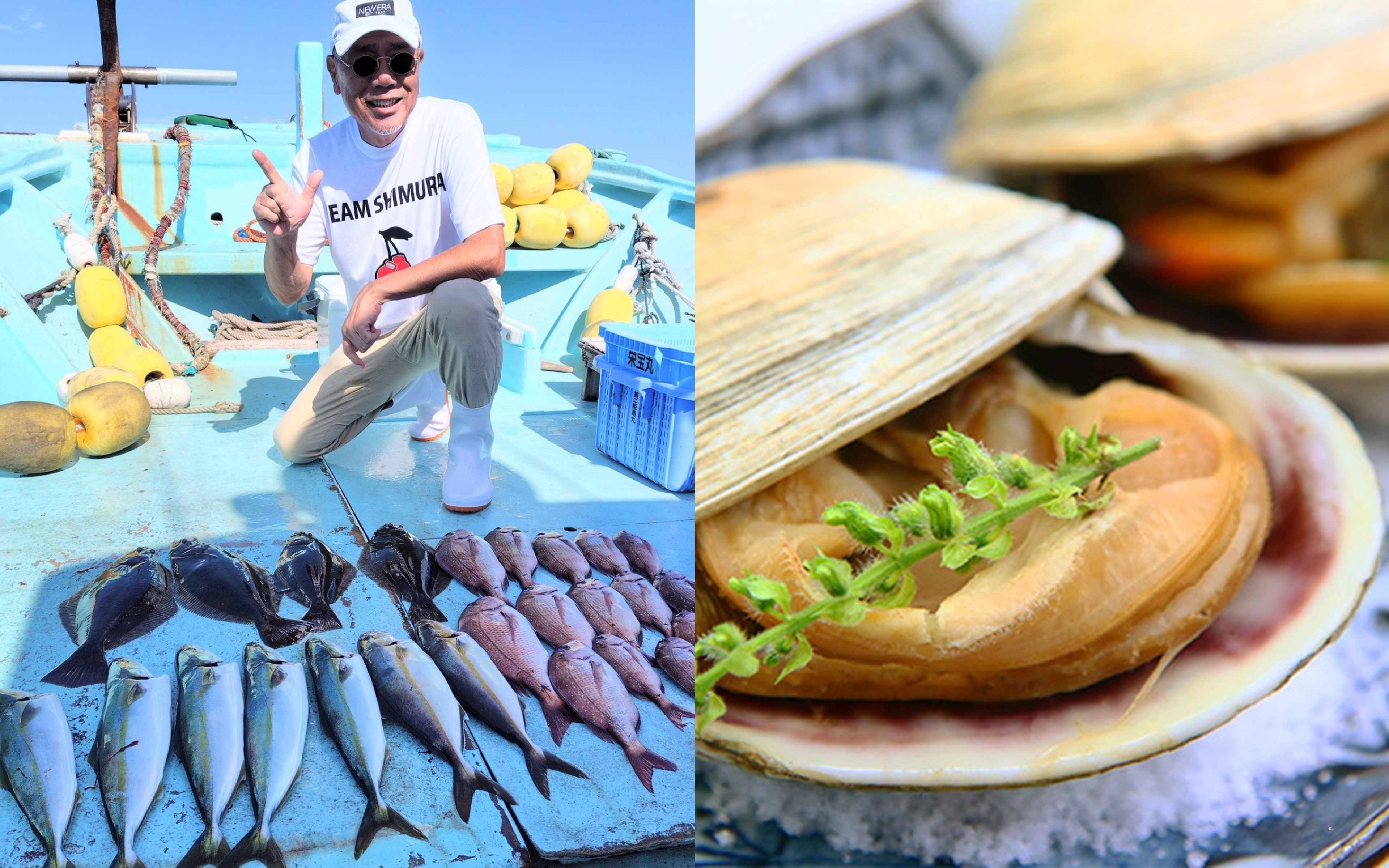 Freshly caught fish in Shinojima — dangerously delicious.