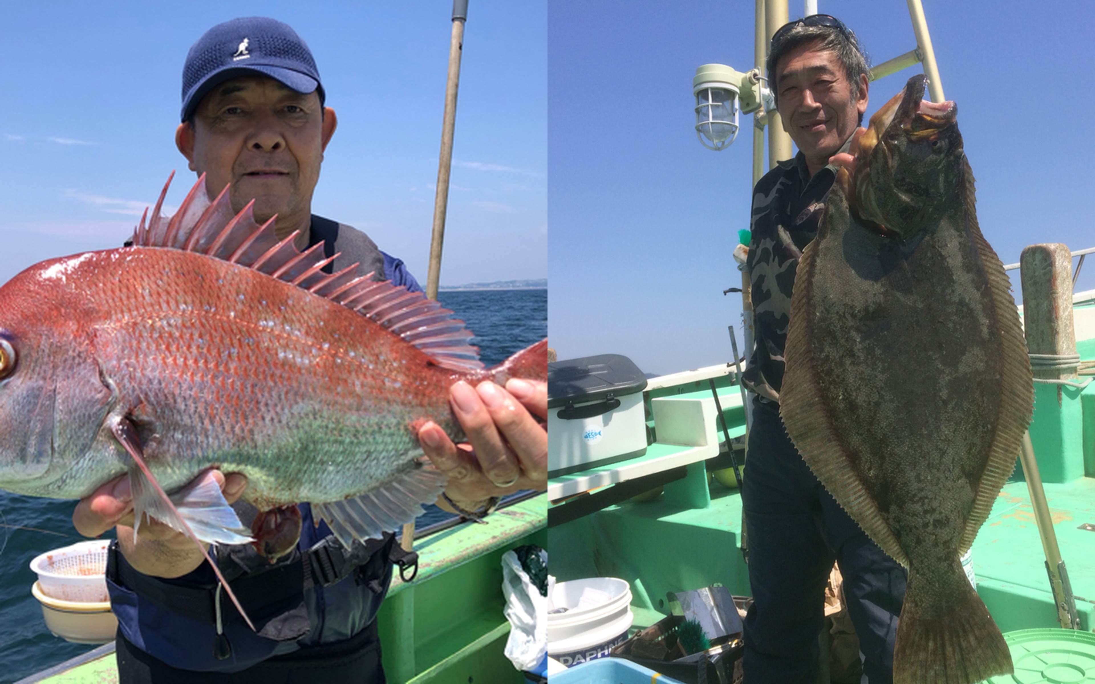 The thrill of reeling in the first catch of the day in Sagami Bay!