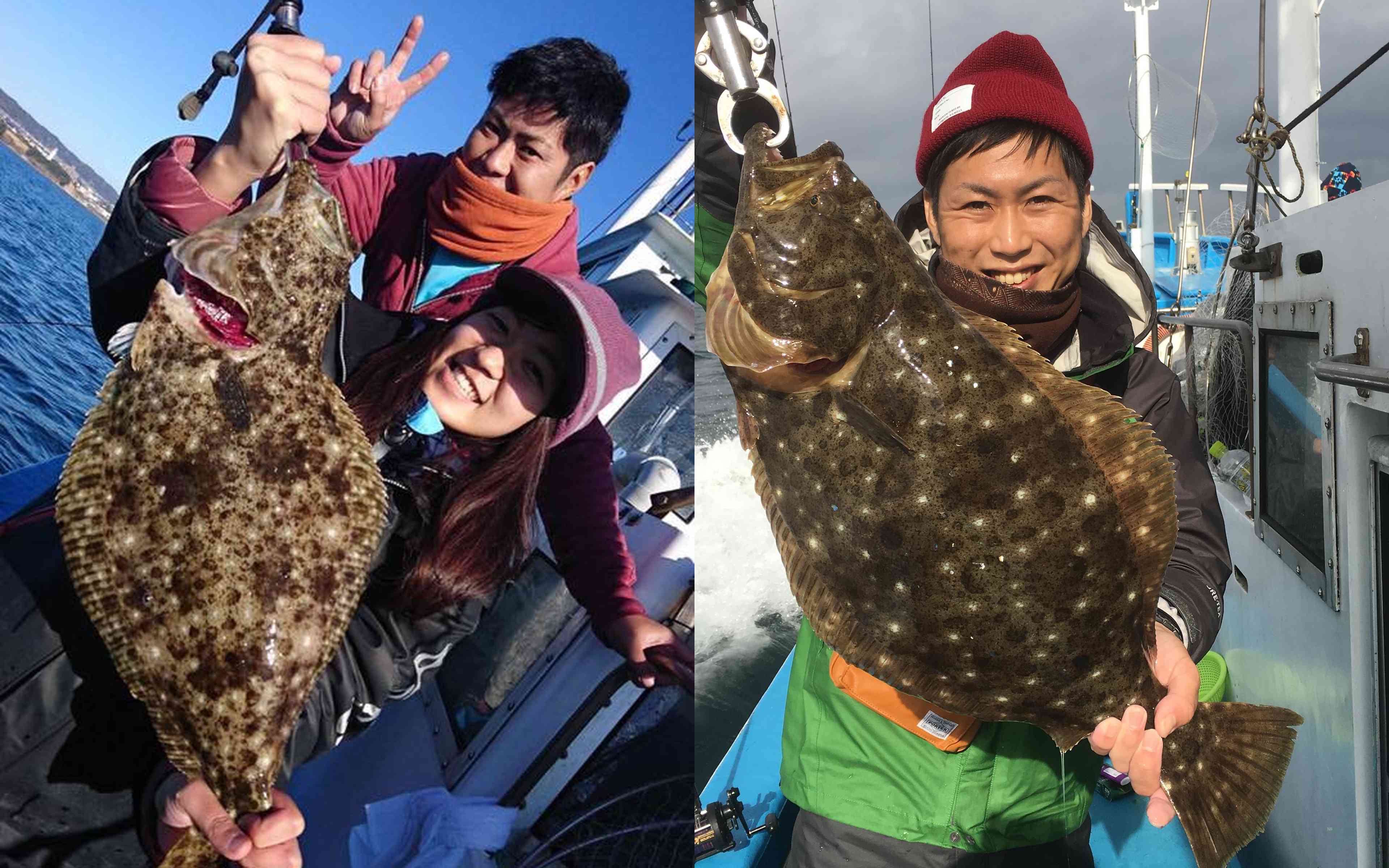 The thrill of reeling in the first catch of the day!