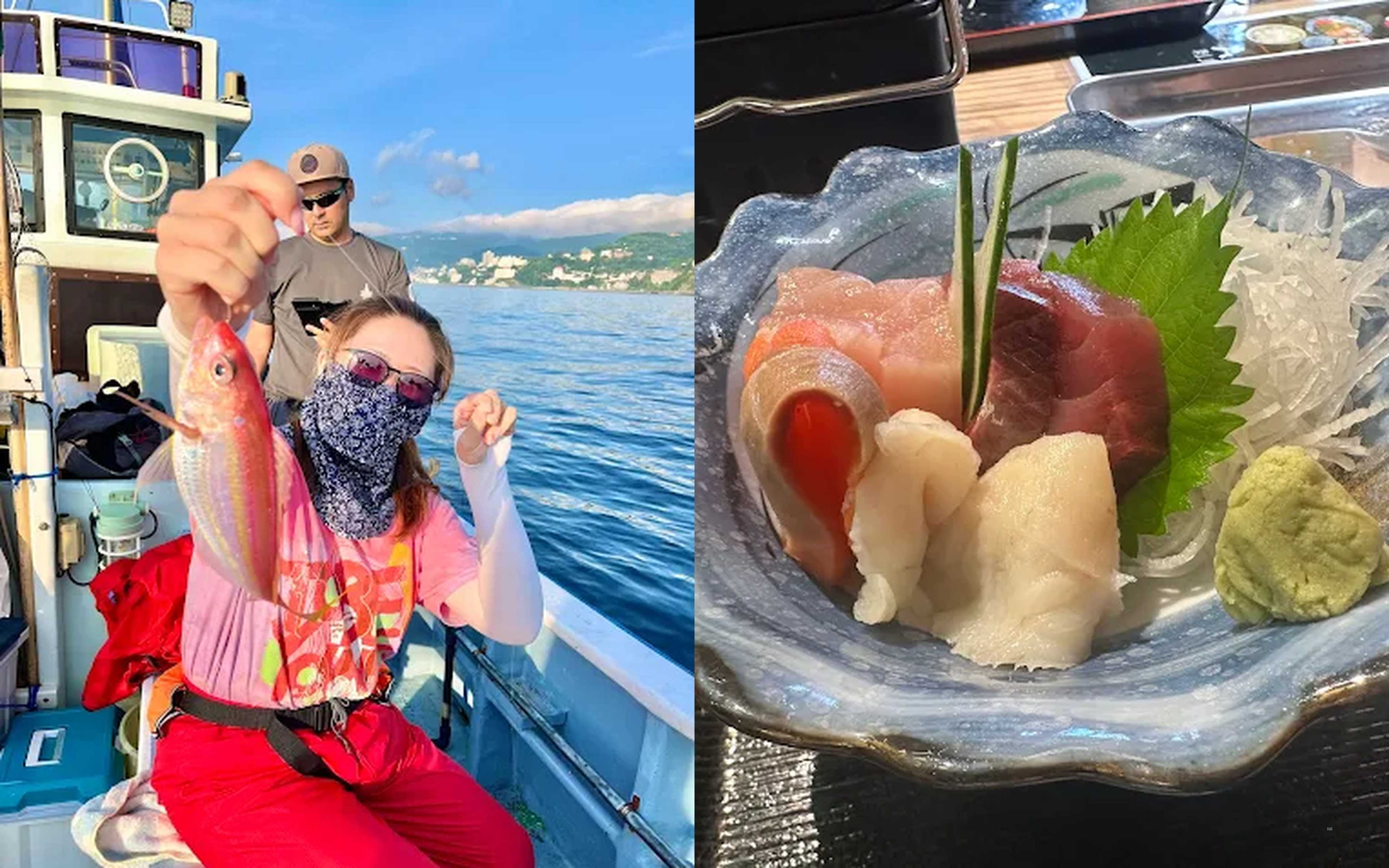 Freshly caught fish in Atami prepared the same day