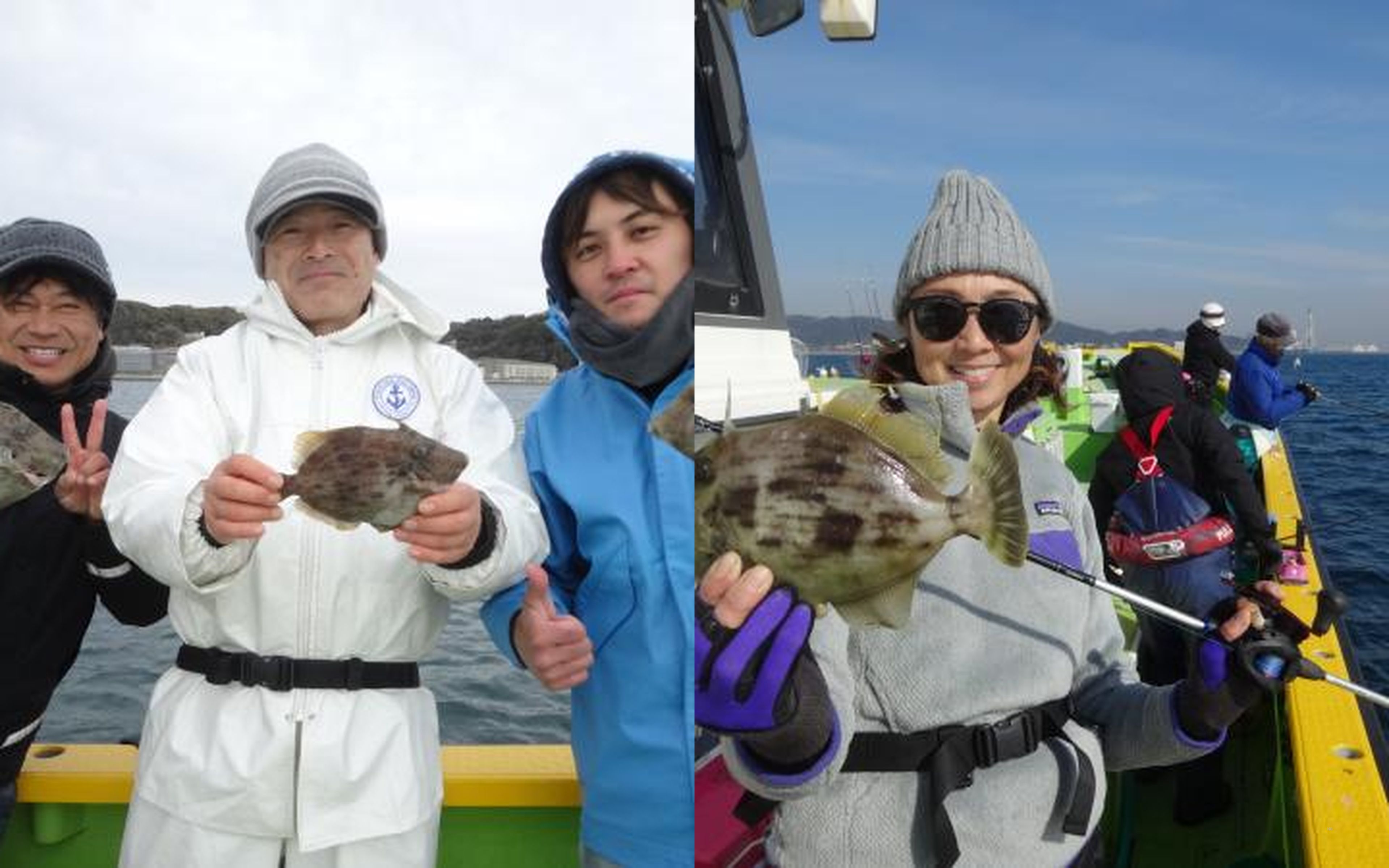 The thrill of reeling in the first catch of the day!