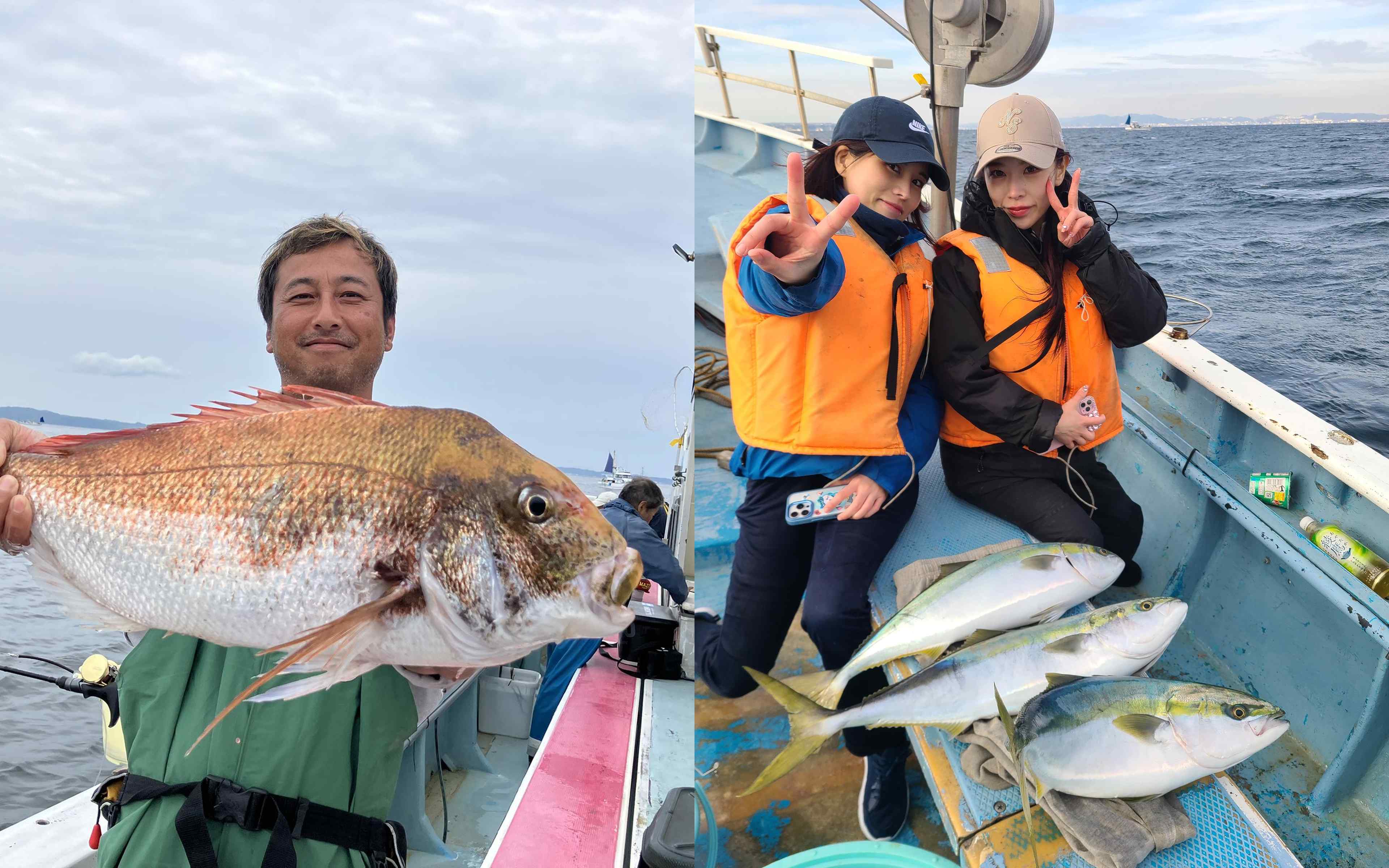 The ultimate Japan fishing thrill of reeling in the first catch of the day!