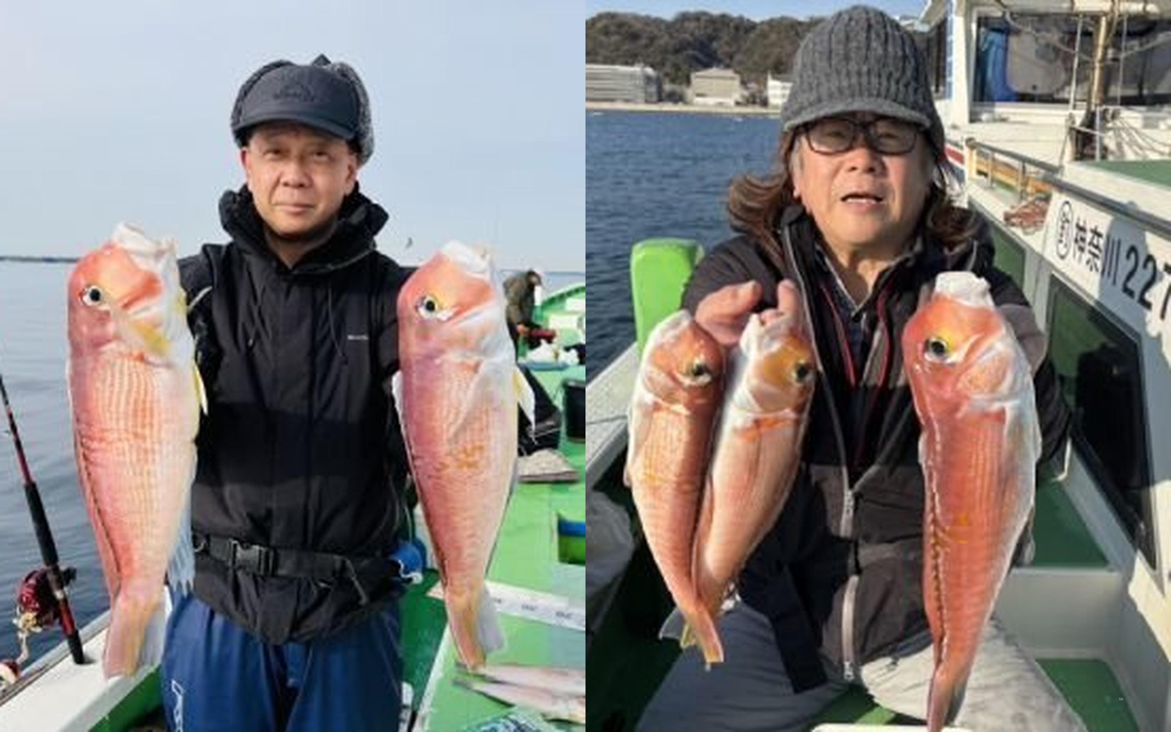 The thrill of reeling in the first catch of the day!