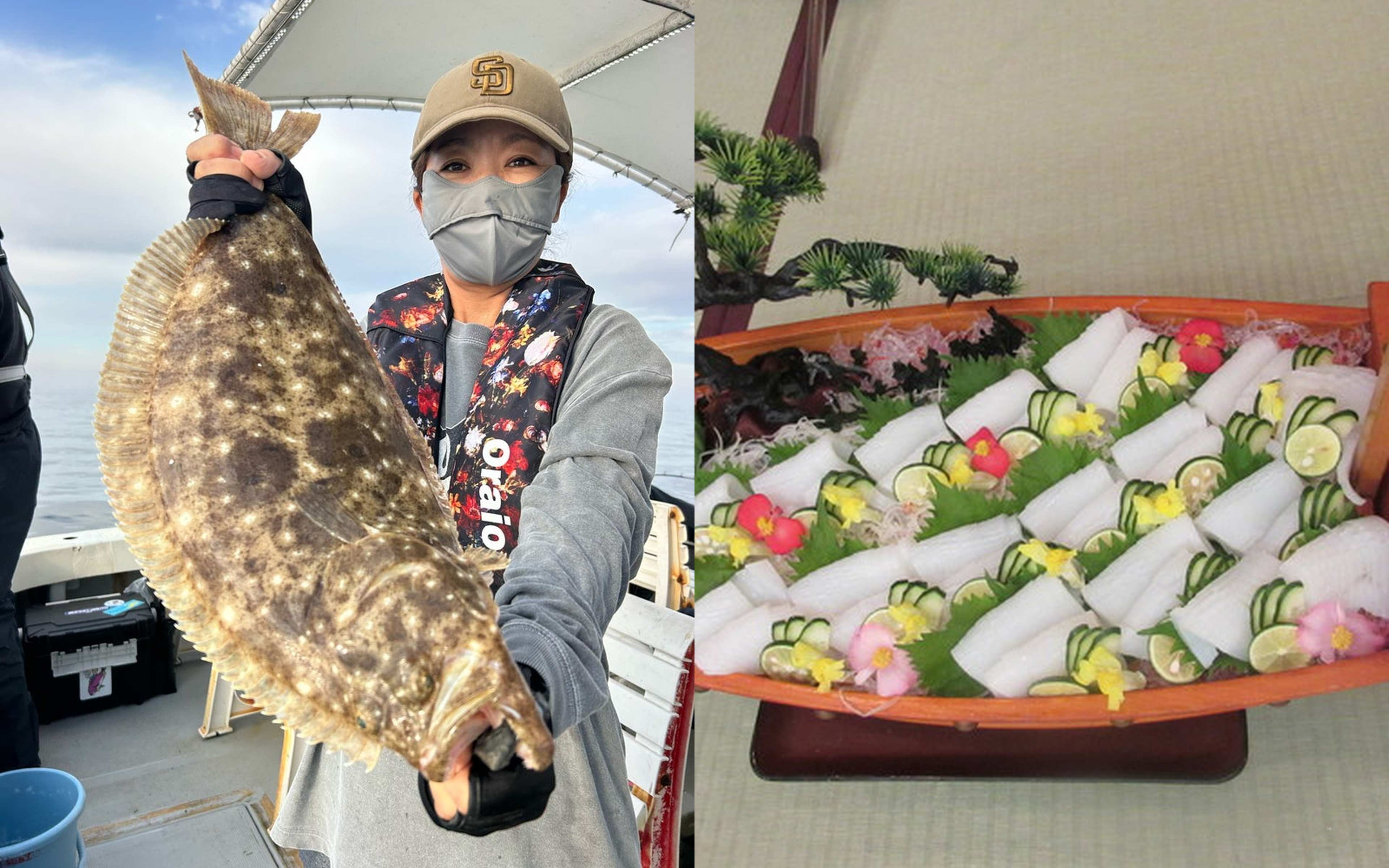 Freshly caught fish in Awaji