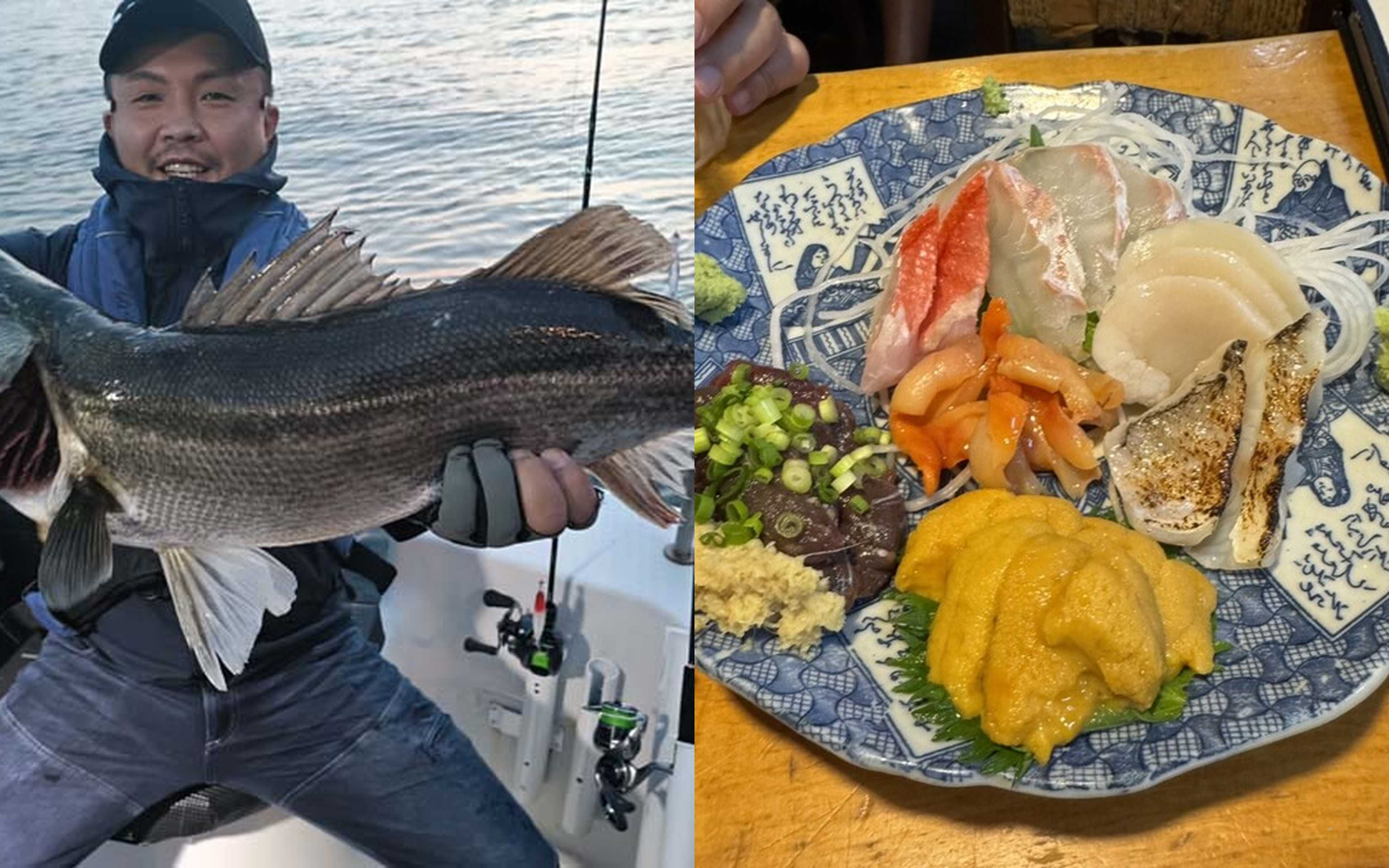 Freshly caught fish in Tokyo Bay — dangerously delicious.