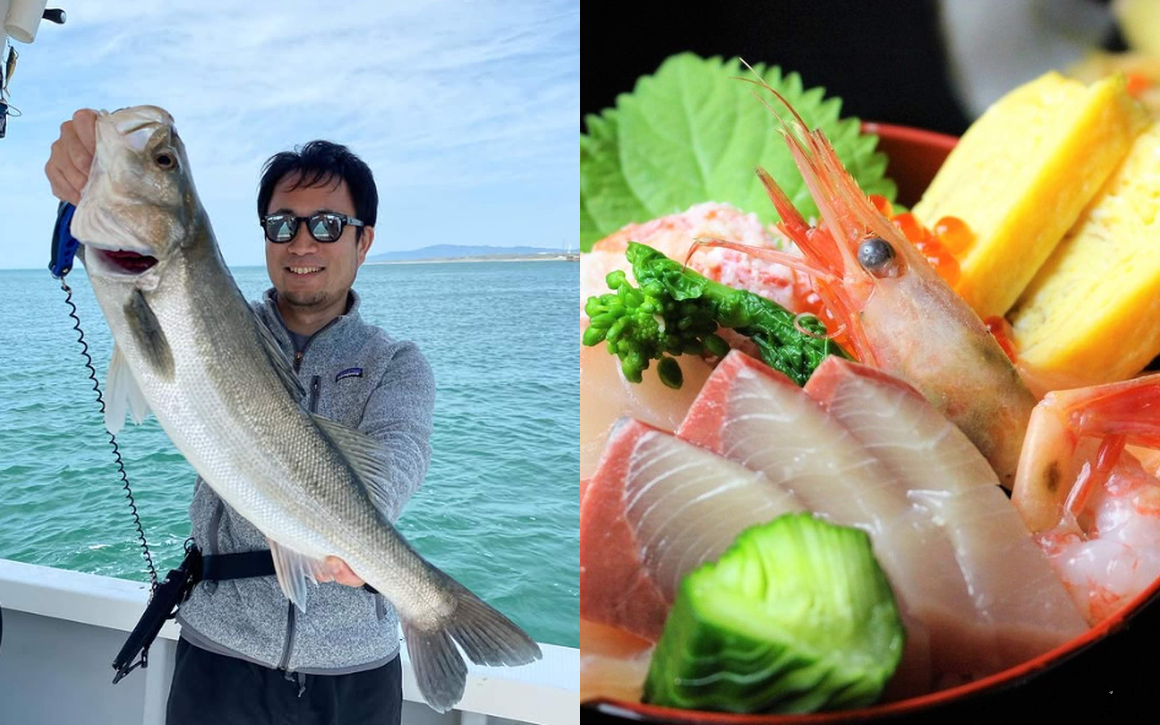 On deck of Usagi Maru fishing charter at Kanazawa Port — Sea of Japan fishing at its finest.