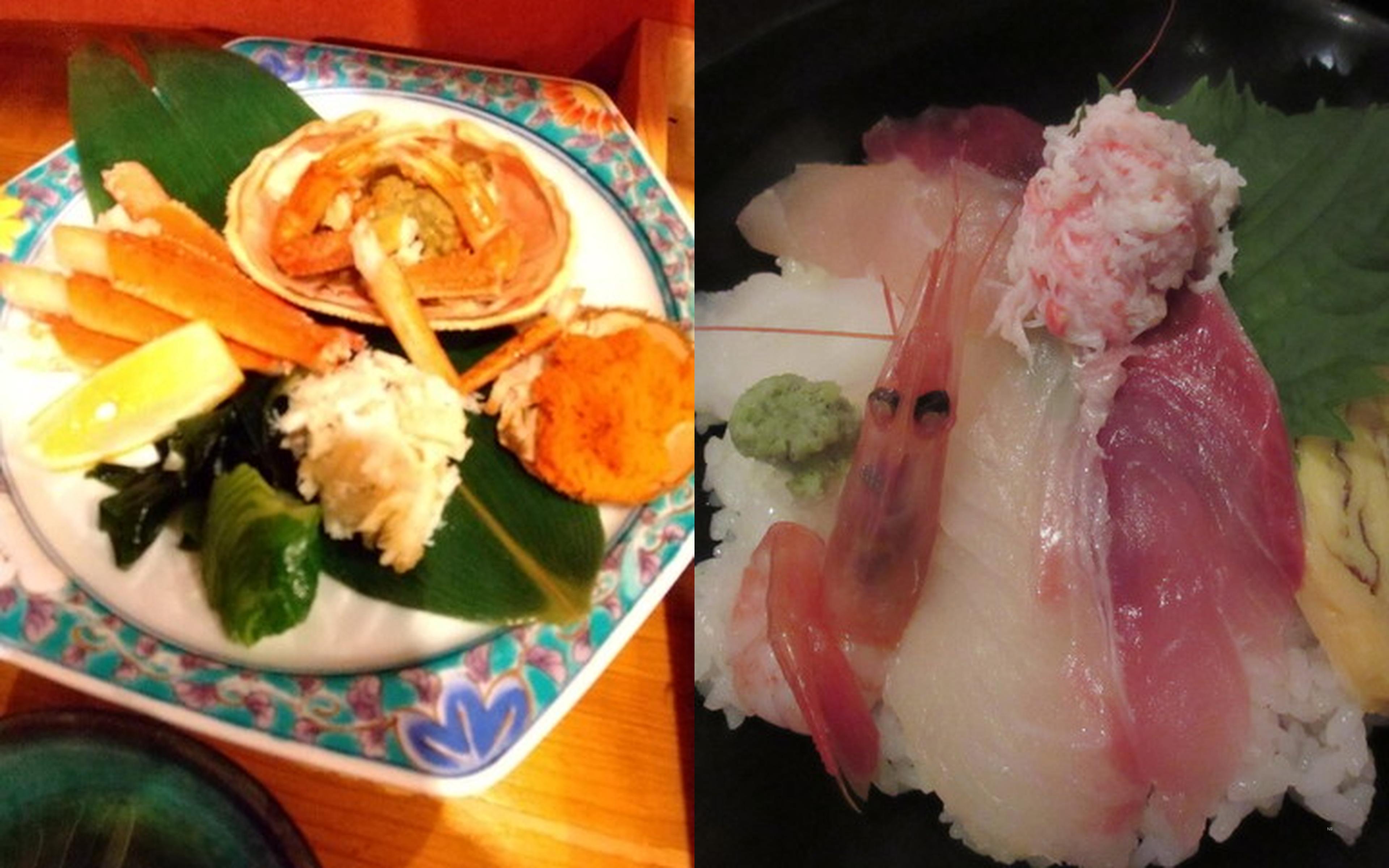 Fresh catch from Kanazawa Port — sashimi prepared at Kanazawa Usagi Katamachi from fish caught on Usagi Maru.