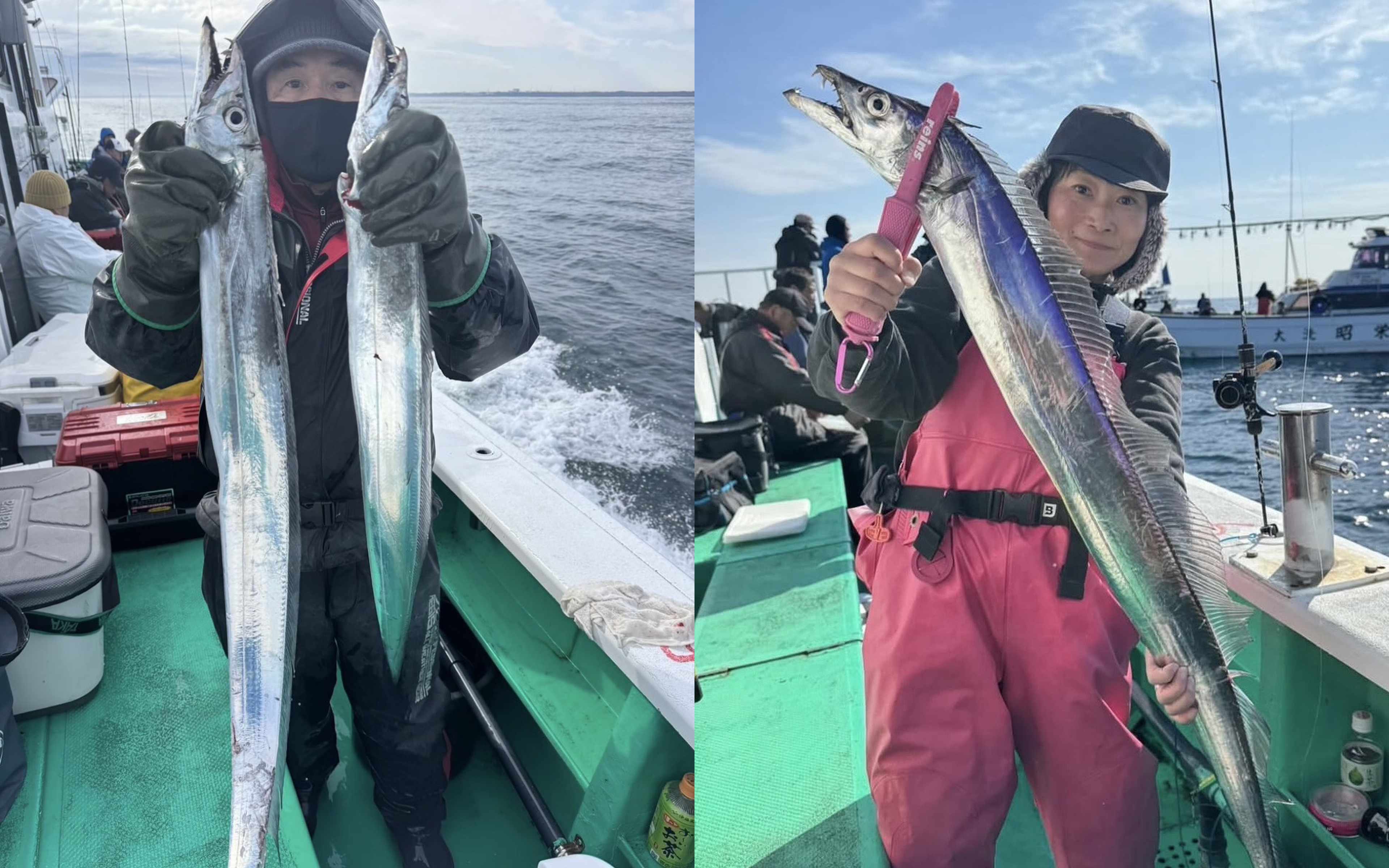 Fish brought aboard Nissho-maru on a hitotsu-tenya trip off Hitachi.
