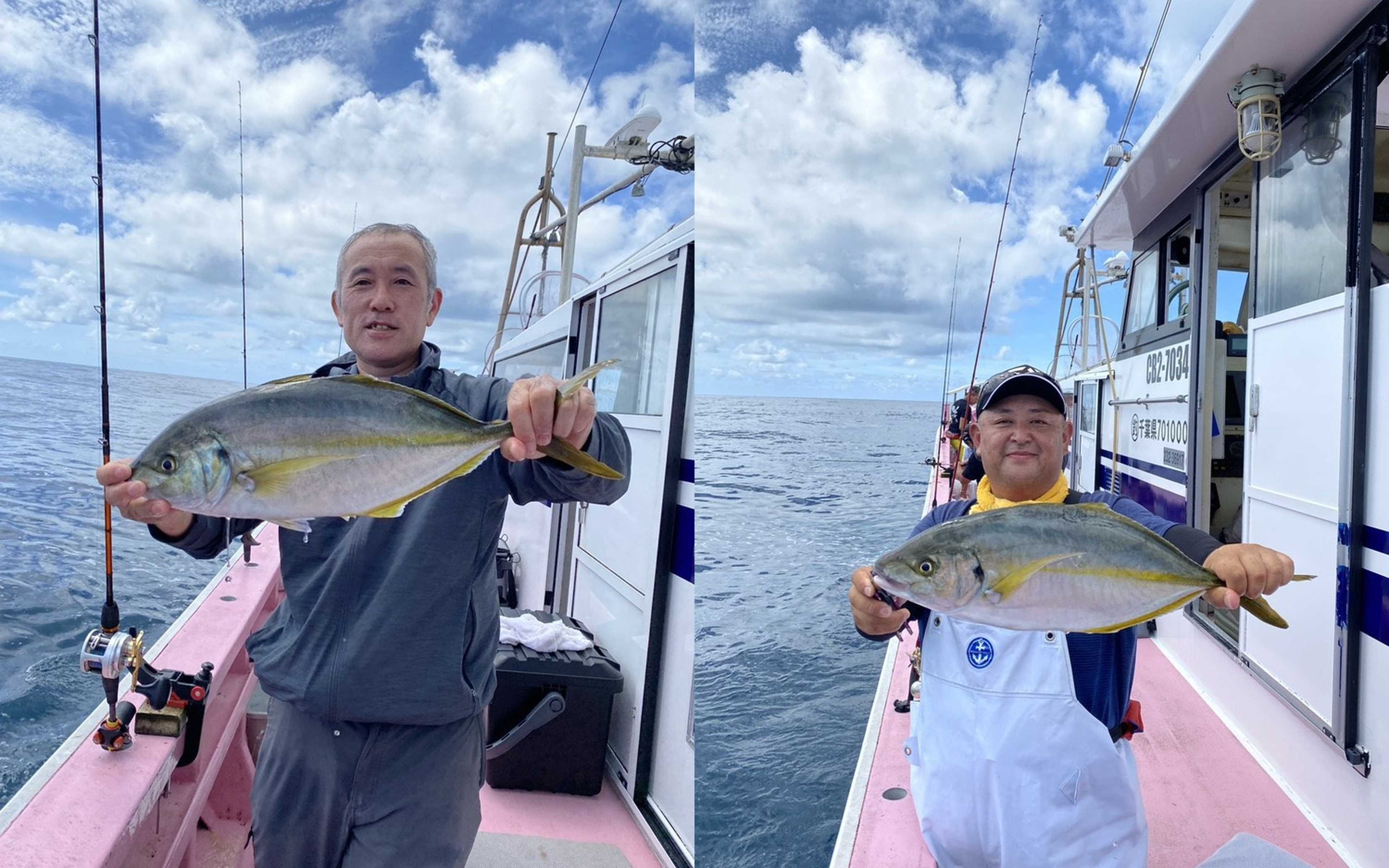 Aboard Fukumaru off Ohara
